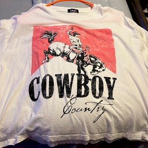 COPY - A crop top, cowboy country T-shirt